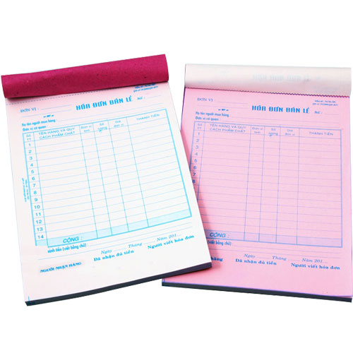 IN HÓA ĐƠN - BIÊN NHẬN - PHIẾU THU - BIÊN LAI - PHIẾU XUẤT KHO - ODER